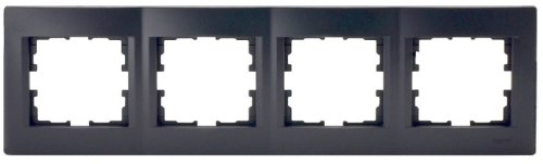 Рамка горизонтальная Lezard Karina 4-м. черный бархат фото Рамка горизонтальная Lezard Karina 4-м. черный бархат картинка